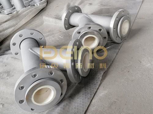Corrosiebestendige keramische buis met bekleding in de mouw Aluminiumpijp voor mijnbouw