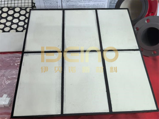 Composite rubber keramische slijtage-liners als beschermende bekleding Rubber keramische composiet slijtage-liners