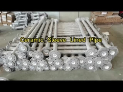 SUS304 Keramische beklede ellebogen Keramische beklede staalpijp Corrosiebestendigheid keramische behangpijp